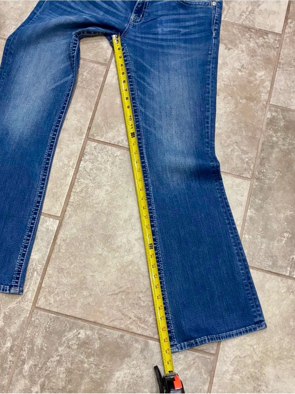Miss Me Signature Bootcut Jeans Women’s 33x34 Mid Rise Stretch Denim EUC - Picture 7 of 12